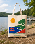 Ha Ha Tonka State Park natural background canvas tote bag