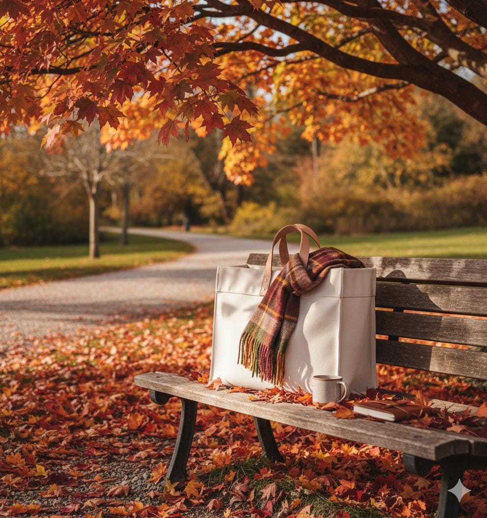 The Heritage Tote shown in multiple canvas color options